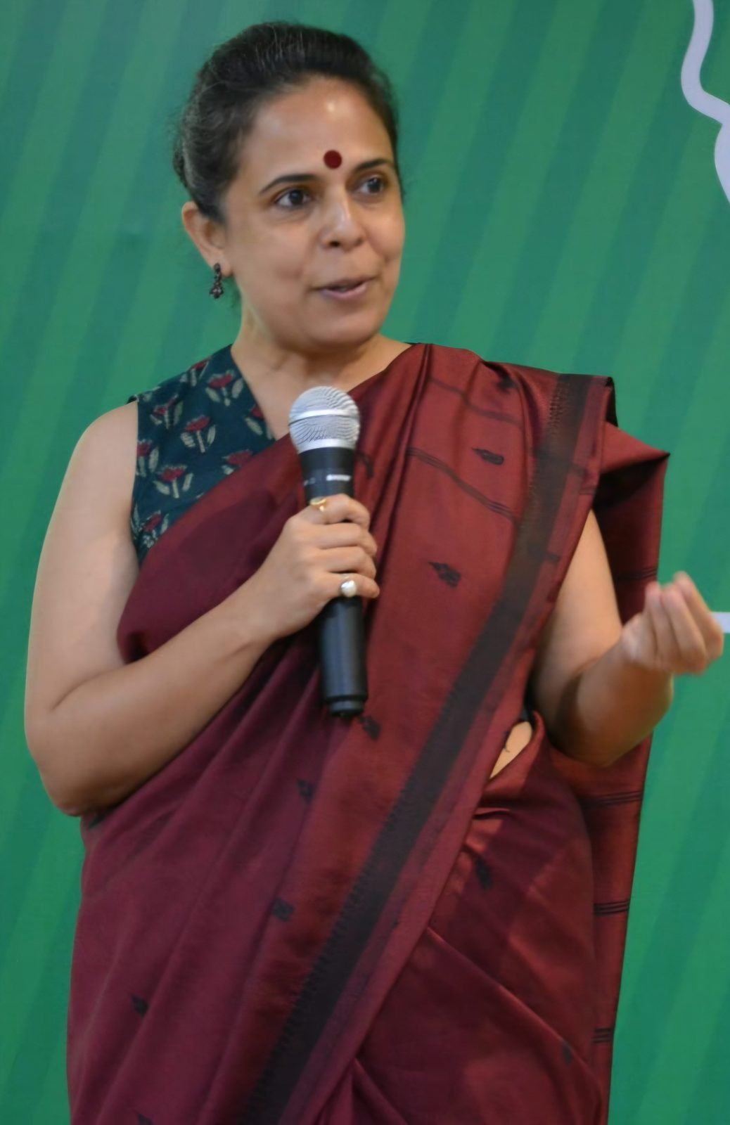 Dr. Kapoor leading a training session